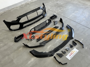 XLstyling Car Tuning Conversion Body Kit Pare-chocs avant pour <span class=keywords><strong>Ford</strong></span> <span class=keywords><strong>Mustang</strong></span> 2018-2023 M-CH 1 Pare-chocs avant avec calandre LED Light - Product Image 3