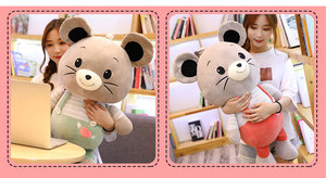 Dễ Thương Búp Bê Gia Đình Giáng Sinh Chuột Đồ Chơi Sang Trọng Bé Chuột Thú Nhồi Bông Tùy Chỉnh - Product Image 5