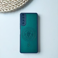 Vente en gros d'usine de coques de téléphone anti-chute en TPU + cuir artificiel adaptées à SONY Xperia 10V