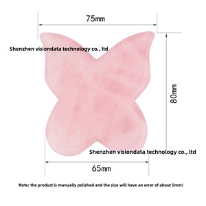 Rullo di Giada e Gua Sha in Quarzo Rosa, Massaggiatore Corpo in Cristallo con Lavorazione Personalizzata da <span class=keywords><strong>Disegni</strong></span> - Product Image 5