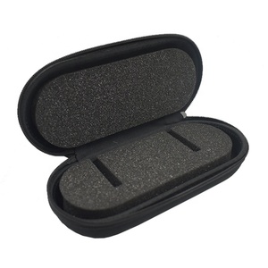 <span class=keywords><strong>Caja</strong></span> de regalo de tela negra con 2 ranuras al por mayor con espuma Eva para reloj con logotipo personalizado <span class=keywords><strong>caja</strong></span> de reloj rígida <span class=keywords><strong>CAJA</strong></span> DE VIAJE PARA longinges - Product Image 3