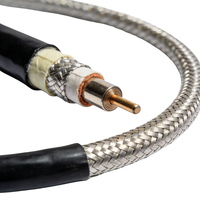 Cable Coaxial RG6 con Alimentación de Shenguan Manufacturer, Cable de Cobre Puro de 75 OHMS para Comunicación, CCTV, Monitoreo de Cámaras, Cable de Video