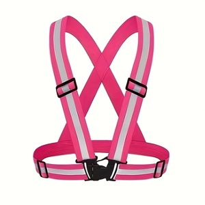 سترة عاكسة عالية الوضوح للسلامة، معدات عاكسة للجري، سترة عاكسة قابلة للتعديل للمشي - Product Image 6