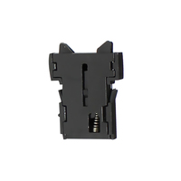 Cerradura de Puerta de Guantera Automotriz Universal de Plástico para Caja de Almacenamiento del Lado del Pasajero con Liberación Rápida
