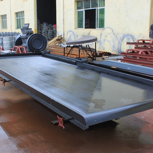 เครื่องแยกแร่แบบแรงโน้มถ่วง CFTC พร้อมปั๊มเครื่องยนต์ 380V ได้รับการรับรองมาตรฐาน CE&ISO โต๊ะสั่น 6-S สำหรับการแยกทองคำ - Product Image 1