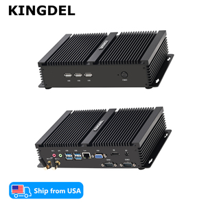 <span class=keywords><strong>PC</strong></span> Mini stok AS, Core i7 8th, 32GB DDR4 + 1TB NVMe SSD, 4K Dual Display HD + VGA, <span class=keywords><strong>PC</strong></span> industri dengan 2xRS232, bekerja tanpa kipas - Product Image 1