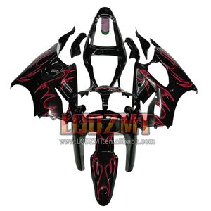 Cuerpo de inyección para <span class=keywords><strong>KAWASAKI</strong></span> NINJA 2017 ZZR600 05 06 07 08 38LQ.124 ZZR <span class=keywords><strong>600</strong></span> CC 2005 2006 2007 2008 OEM Kit de carenado de llamas rojas - Product Image 1