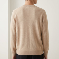 Pull en cachemire élégant et discret pour femme, col rond, tricoté pour l'hiver, idéal pour les boutiques haut de gamme