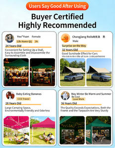 Carpas Plegables para Ferias Comerciales al Aire Libre, de Doble Capa, Recubiertas de PVC, con <span class=keywords><strong>Cortinas</strong></span> Romanas, Impermeables, <span class=keywords><strong>3x3</strong></span>, Venta al Por Mayor - Product Image 5