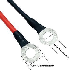 สายต่อขยายแบตเตอรี่ Amass XT60 XT60H แบบ O Ring Terminal M8 Lug Adapter สำหรับสถานีไฟฟ้าพกพา โมเดล RC อุปกรณ์อิเล็กทรอนิกส์ DIY - Product Image 3