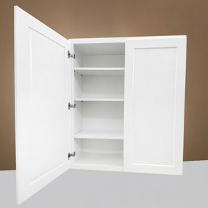 Wholesale Solid Wood Kitchen Wall Cabinets in <b>White</b> America Apartment Renovation Kitchen Cabinets & Accessories for Sale - Product Image 1