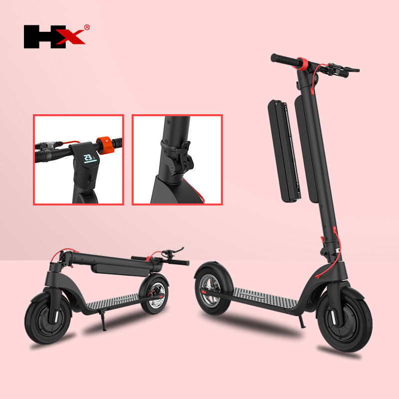 Nueva llegada X8 integrada de la batería eléctrica plegable scooter para adultos/prolongar distancia