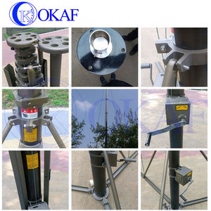 6m tùy chỉnh có thể thu vào nhãn hiệu tời xách tay LED tháp ánh sáng di động Kính thiên văn mast - Product Image 4