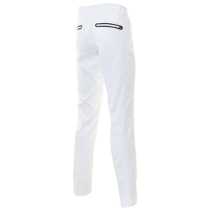 Pantalones elásticos de cuatro vías para hombre, pantalones ajustados de alta calidad con cremallera, logotipo personalizado, estilo informal, decoración rasgada para Golf - Product Image 2