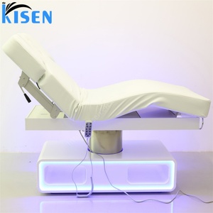 Lit de beauté électrique KISEN aux couleurs personnalisables, 4 moteurs, portable, mobilier de salon de spa, moderne, réglable, pour massage cosmétique - Product Image 4