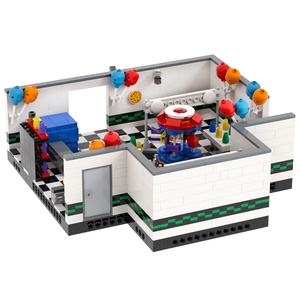 MOC1474 FNAF Pizzeria Midnight Stage Sin Figuras de Acción, Bloques de Construcción, Sets de Figuras, Ladrillos, Juguetes de Amigos, 5 Noches en <span class=keywords><strong>Freddy</strong></span>'s - Product Image 4