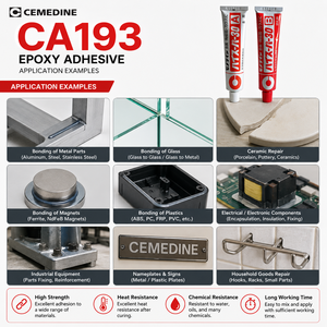 Adhesivo Epóxico CEMEDINE Super 30 de Alta Resistencia al Calor y al Agua para Metal, Cerámica y Plástico <span class=keywords><strong>Duro</strong></span>, 80g - Product Image 5