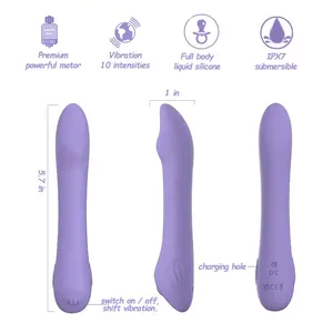 Flüssiger Silikon Silent Small Sex Vibrator für Mädchen