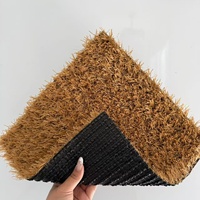 Tapis de nidification en herbe artificielle dorée pour poules, lit doux pour la ponte des œufs, 30x30cm, lavable pour poulailler, nid de volaille