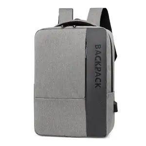 Mochila de negocios 2023, bolsa de ordenador simple, mochila de tendencia de moda, mochila de carga USB de gran capacidad