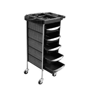 Black best Selling schoonheidssalon <span class=keywords><strong>trolley</strong></span> winkelwagen <span class=keywords><strong>rolling</strong></span> kapper <span class=keywords><strong>trolley</strong></span> - Product Image 1