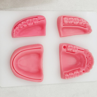 Kit de pratique de suture dentaire avec coussin d'entraînement en silicone pour la gencive - Modèle réaliste de simulation de chirurgie buccale et de parodontite pour les étudiants