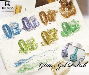 ICE NOVA Glitter Gel Polonais Diamant Shimmer Avec De Nouvelles Couleurs Brillantes <span class=keywords><strong>pour</strong></span> l'Art En Gros Marque Privée Avec Logo Personnalisé Aimant En Résine - Product Image 6