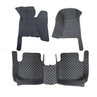 Tapis de voiture XPE personnalisé de haute qualité Tapis de sol en cuir pressé à chaud à la mode Production en usine Tapis de voiture composites