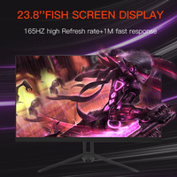 Curved Desktop Computer Gaming Screen Monitors 24 Inch Fhd IPS Lcd Monitor 144hz