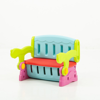 Meubles d'intérieur 3 en 1 Siège bébé multifonction Table et chaise d'étude pour enfants Rangement pour enfants de maternelle