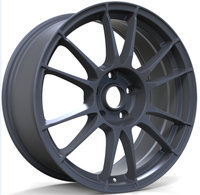 Jantes en alliage moulées sur mesure 5 trous 15 16 17 18 19 20 22 24 pouces 5x100 5x120 5x114.3 bicolores avec face usinée chromées pour voitures