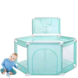 Parc de jeu portable multifonctionnel pour nouveau-né, en tissu Oxford résistant à l'usure, centre d'activités sécurisé pour bébé, vente chaude, prix abordable - Product Image 1