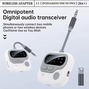 Émetteur-récepteur <span class=keywords><strong>Bluetooth</strong></span> 5.4 avec écran LED, prise AUX 3,5 mm, lecture de carte TF, <span class=keywords><strong>adaptateur</strong></span> audio stéréo <span class=keywords><strong>HIFI</strong></span> sans fil avec micro pour TV - Product Image 2