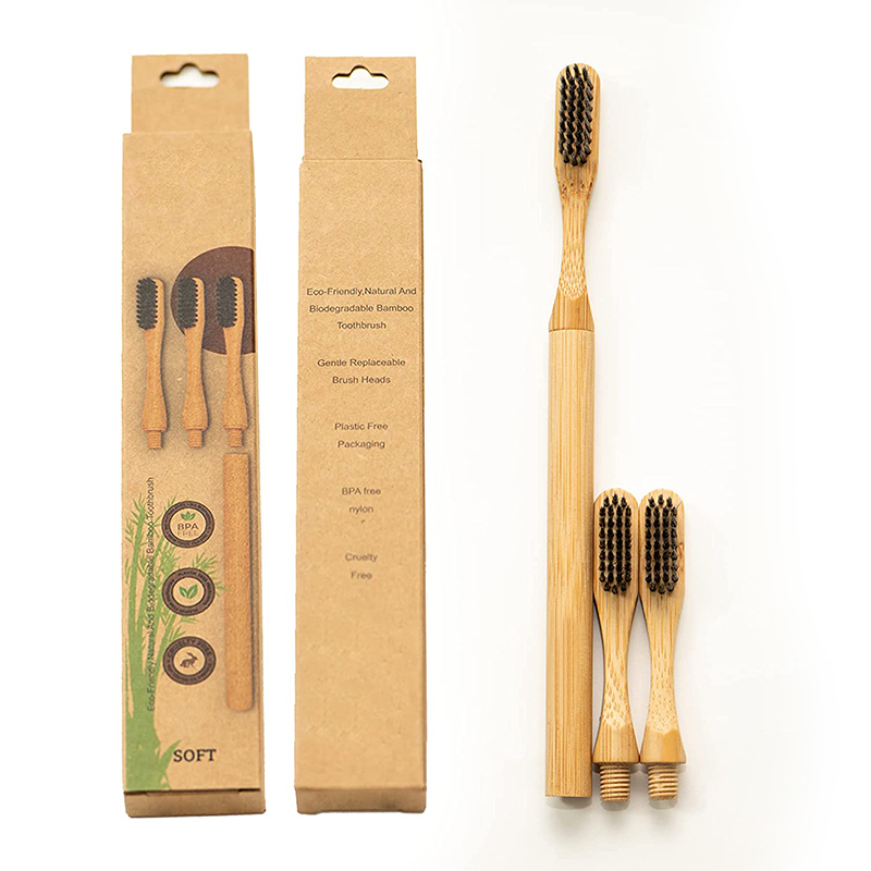 Eco Friendly Handle Replaceable Detachable Heads