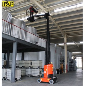 Self Propelled Powered <b>Vertical</b> <b>Lift</b> 7.5m 9m Aluminum Alloy Double <b>Masts</b> Aerial Work Lifting Platform - Product Image 3