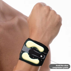 حراس رياضية ناعمة احترافية مزدوجة الأشرطة مضغوطة حماية للمعصم قابلة للتعديل تمنع استخدام اللف للبالغين - Product Image 2