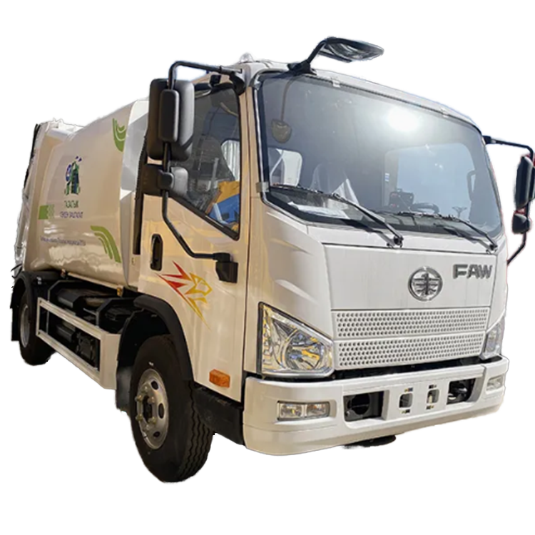 FAW Jiefang 6 куб. М, мусоровоз с обратной загрузкой, идеально подходит для эффективного обращения с отходами