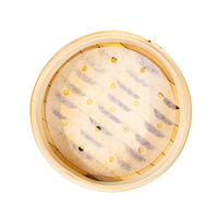 Nanbei Cuisson personnalisée Cuisson à la vapeur Bun Liners Feuille de parchemin Plateau alimentaire avec revêtement de cire antiadhésive Papier de revêtement pour friteuse à air