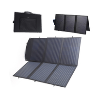 Chargeur solaire portable pliable 200w 12v mono, couverture de chargeur solaire pliable, sac de chargeur solaire 200w, prix avantageux personnalisé