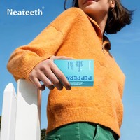 Bandes blanchissantes pour les dents au goût mangue fraîche avec logo personnalisé, résultat instantané, sans glissement, gel PAP, bandes blanchissantes pour les dents