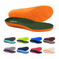 Semelles orthopédiques personnalisées en mousse PU à rebond élevé, double densité, soutien de la voûte plantaire, anti-fatigue, coussinets souples pour chaussures de course