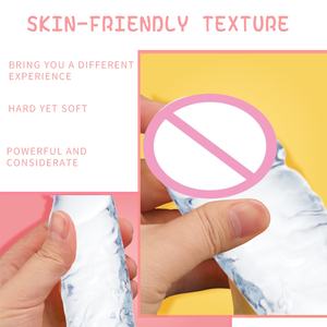 Реалистичная прозрачная цветная секс-игрушка в форме пениса из жидкого силикона, 9,25 дюйма, с мощной присоской, для стимуляции точки G, без рук, для женщин и мужчин - Product Image 5