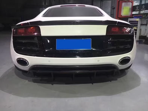Diffuseur de pare-chocs arrière en fibre de carbone, aileron d'échappement, kit carrosserie pour Audi R8 GT V8 <span class=keywords><strong>V10</strong></span> Coupé 2010-2015 - Product Image 6