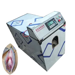 Automatic Fish Back Opening Cutting Killing Gutting Fish Scale Removing Cleaning Machine