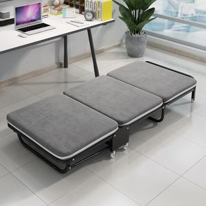 Nouveau design de <span class=keywords><strong>lit</strong></span> de camping pliable pour loisirs en plein air, chaise longue en métal pliable avec cadre métallique, facile à transporter - Product Image 2