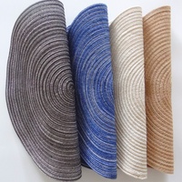 Sous-verres de cuisine de haute qualité, napperon rond, tapis de Table de luxe