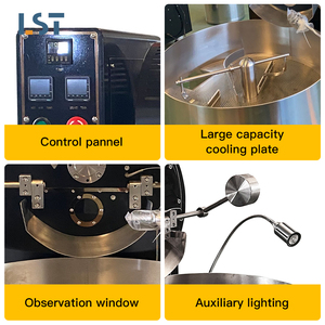 Coffee <strong>Roaster</strong> Machine 5kg 6kg10kg Automatic Electric Coffee Bean <strong>Roaster</strong> Baking Machine Coffee Roasting Machine - Product Image 5