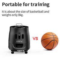 PT-Mini-Pro Portable Tennis Automatique Balle Machine Lanceur Équipement Feeder Robot pour Formation Pratique APP Télécommande