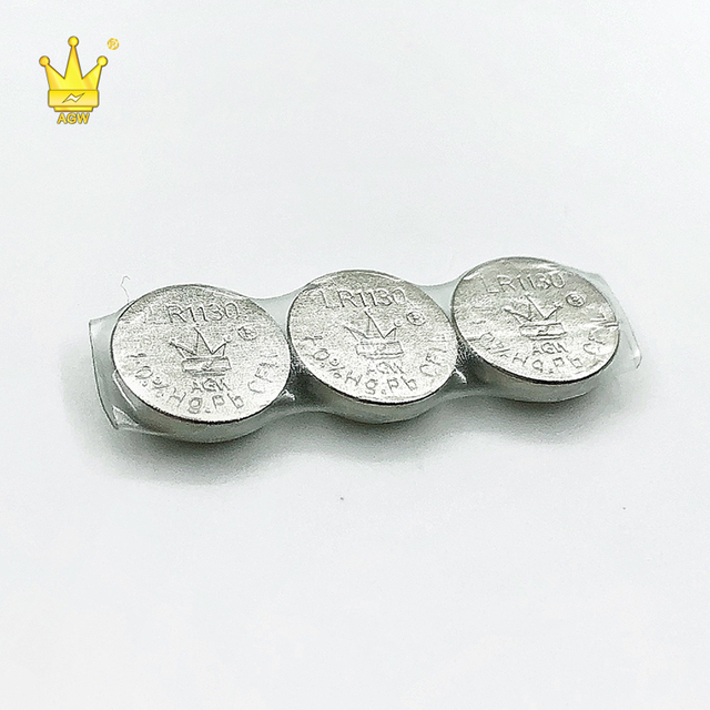 CROWN D AG10 1.5V Alkaline Coin Batteries Watch Battery LR1130