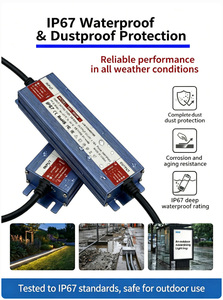 Alimentation LED étanche 12V 24V 60W 600W, driver de tension constante DC à découpage entièrement encapsulé IP67 pour bande LED - Product Image 5